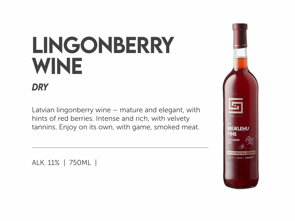 lingonberry wine - dry